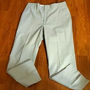 Haggar Casual Crew Men's Gray Khaki Pants - Size 38W X 32L
